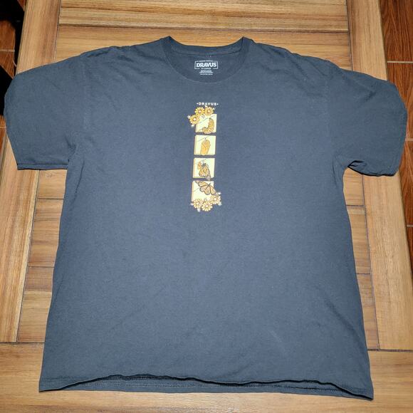 Dravus Black Unisex Tee "Practice Patience" - Size XL - Picture 3 of 5